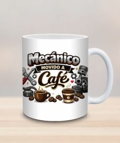 Arte Para Caneca Mecánico Movido a Café