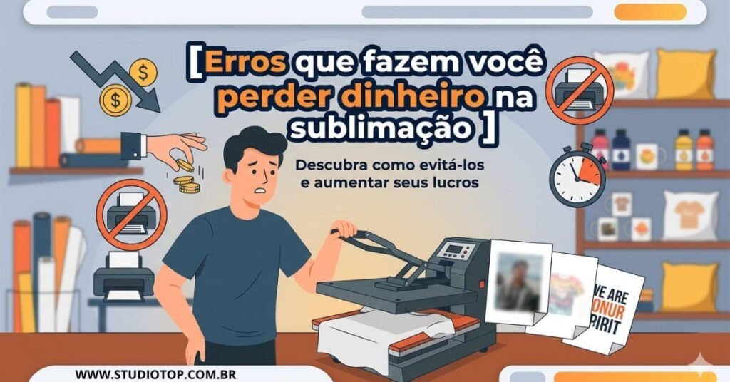 Erros que fazem você perder dinheiro na sublimação