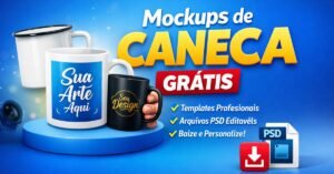 mockups de caneca grátis