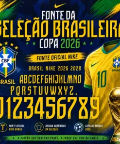 Fonte da Seleção Brasileira Copa 2026 — CBFHomeAway2026.ttf