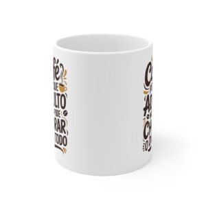 Arte para Caneca — "Café porque Adulto não pode Chorar o dia todo" - Imagem 2