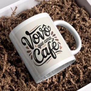 Arte Para Caneca Vovô que ama café