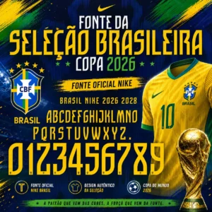 Fonte da Seleção Brasileira Copa 2026 — CBFHomeAway2026.ttf