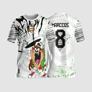Estampa Camisa Interclasse Taz Mania — Vetor CDR/AI/PDF