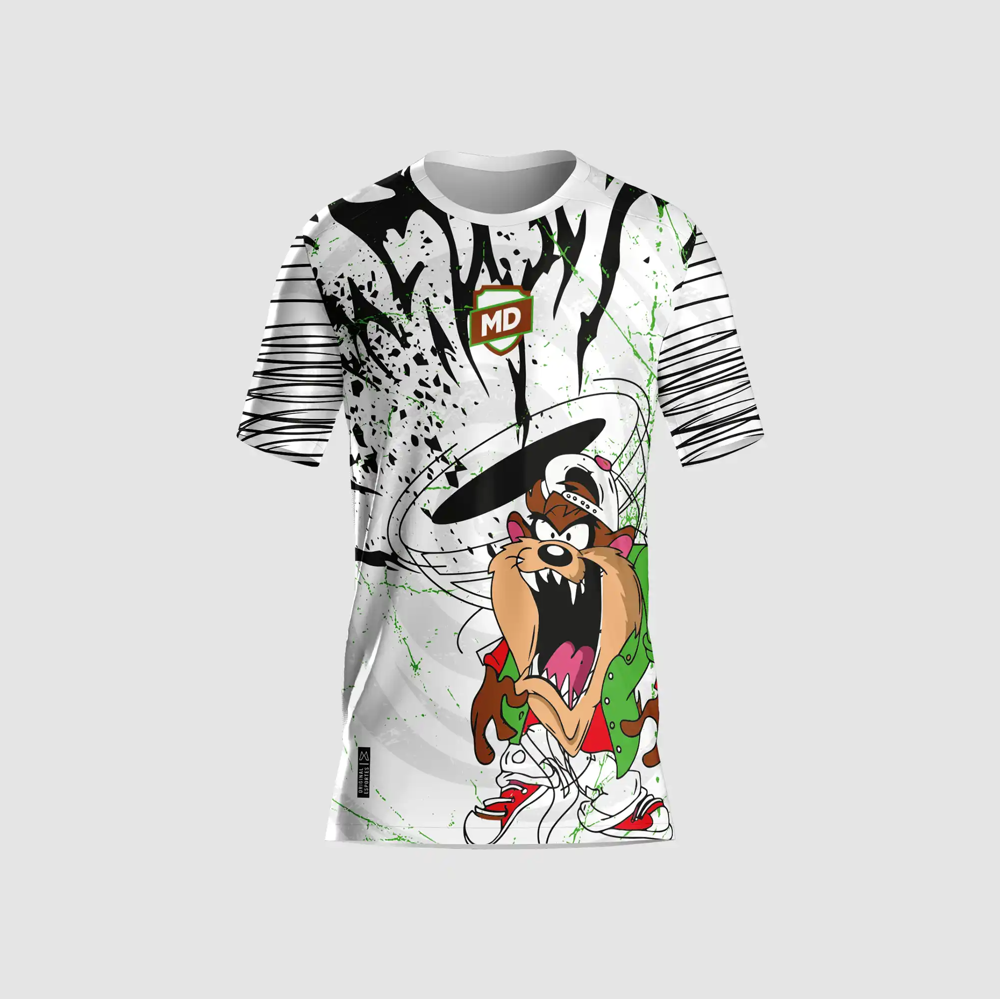 Estampa Camisa Interclasse Taz Mania — Vetor CDR/AI/PDF - Imagem 3